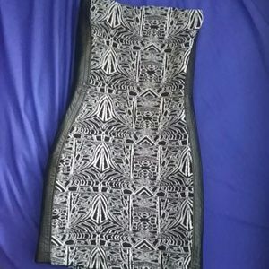 Sky strapless tube dress